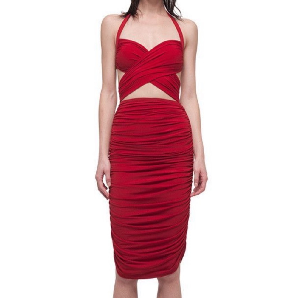 Vintage Norma Kamali Shirred Skirt